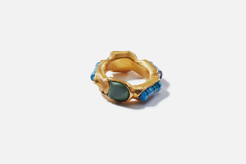 Gold Remnants Ring - 22kt Yellow Gold