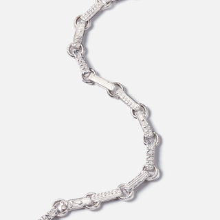 Voyage Necklace - 18kt white gold, diamonds, sapphire