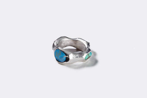 White Gold Fragments Ring - 18kt white gold