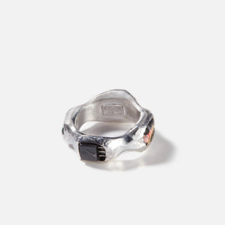 White Gold Fragments Ring - 18kt white gold