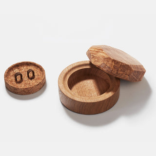 Fossil Cufflinks - Emeralds and Silver