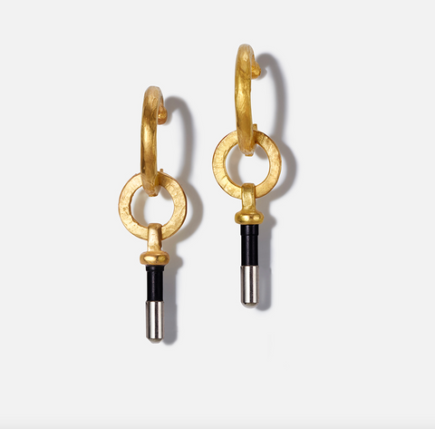 Gold Alliance Earrings - 18kt yellow gold